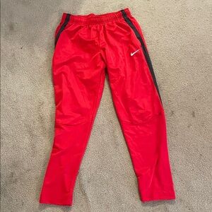 Nike men’s red joggers